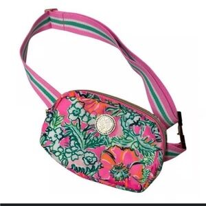 Lilly Pulitzer Floral Pink and Green Women's Bag
